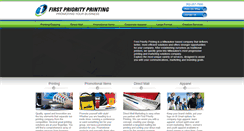 Desktop Screenshot of firstpriorityprinting.com